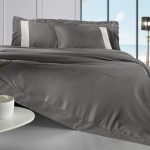 Σετ 3τμχ Παπλωματοθήκη Silky Anthracite