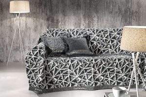 Two-Seater Throw Panorama Charcoal 170x250