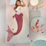 Παπλωματοθήκη με Μαξιλαροθήκη Mermaid 160x225
