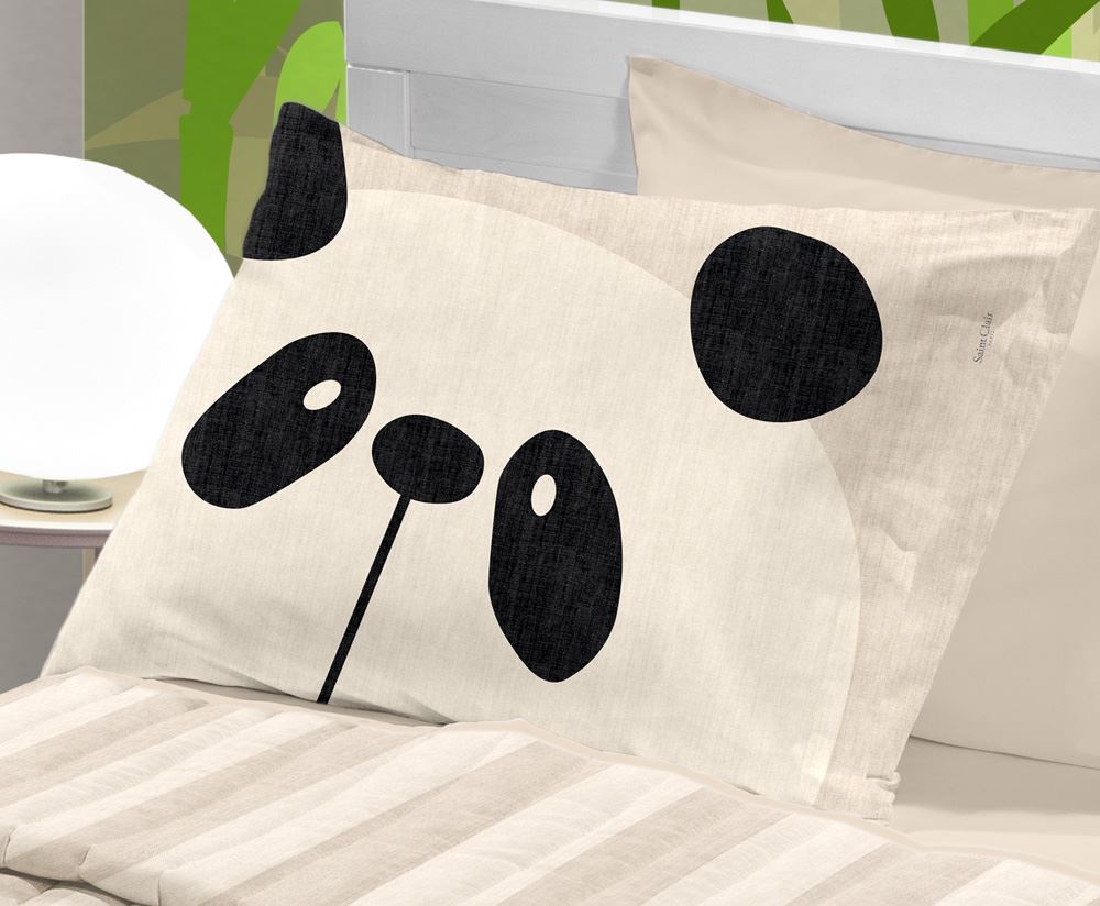 Διακοσμητική Μαξιλαροθήκη Panda 50×70