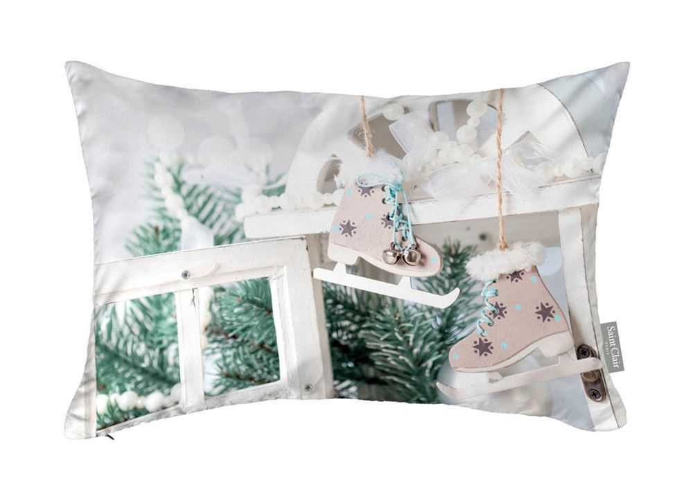 Χριστουγεννιάτικο διακοσμητικό μαξιλάρι με γέμιση 4012 30×45