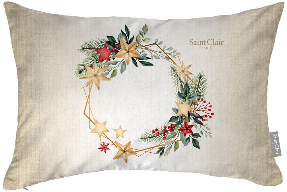 Χριστουγεννιάτικο διακοσμητικό μαξιλάρι με γέμιση 4022 30×45