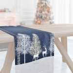 Χριστουγεννιάτικη Τραβέρσα 2040 Blue Laser Cut