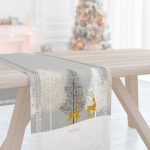 Χριστουγεννιάτικη Τραβέρσα 2040 Natural Laser Cut