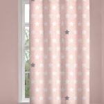 Παιδική & Βρεφική Κουρτίνα Soft-Touch Pirineo Pink με Τρουκς