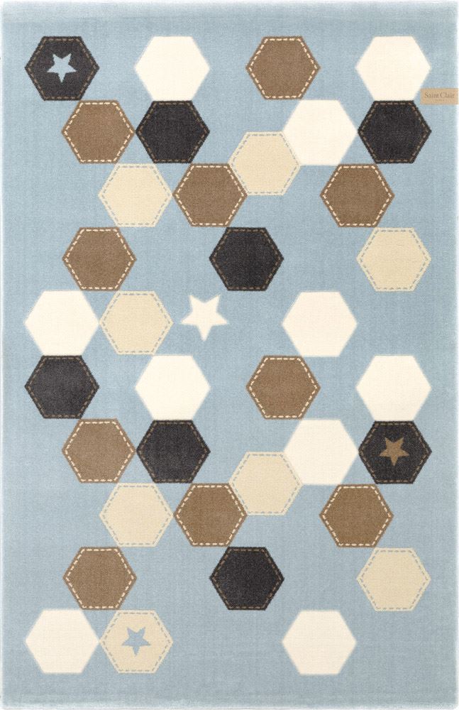 Χαλί Polygon L.Blue 150x200