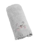 Βρεφική Κουβέρτα Baby Bear Silver 100x140