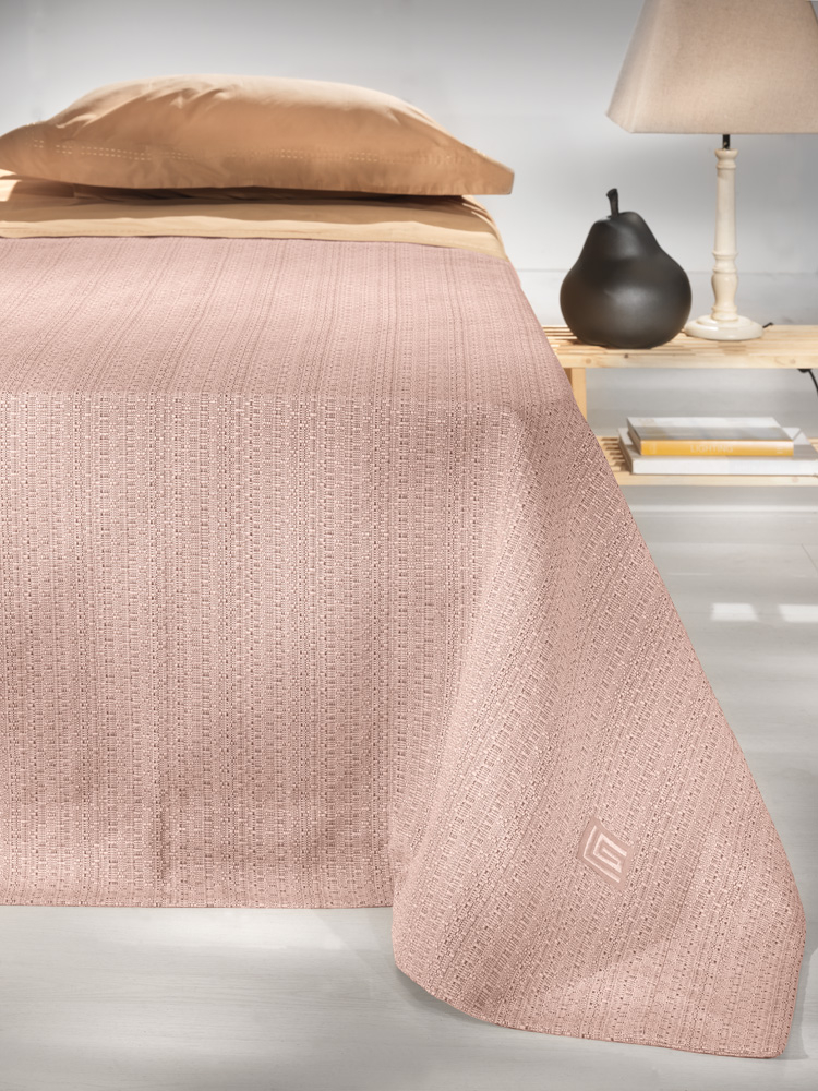 Κουβέρτα Pietra Pink 240×250