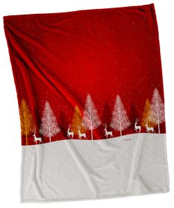 Κουβέρτα  Christmas Ultrasoft 5010 RED 110x140