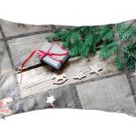 Χριστουγεννιάτικο διακοσμητικό μαξιλάρι με γέμιση 4014 30x45