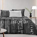 Παπλωματοθήκη Instyle Charcoal Suede 225x245