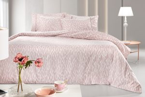 Σετ 3τμχ Σεντόνια Magma Dusty Pink Flannel 170x265