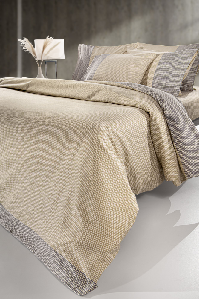 Σετ 3τμχ Σεντόνια Verona Taupe Flannel 170×265