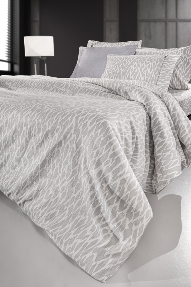 Σετ 4τμχ Σεντόνια Magma Silver Flannel 240×265