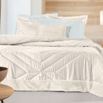 Σετ 3τμχ Πάπλωμα Columbia Ivory 250x240