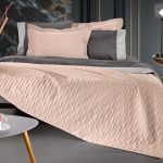 Σετ 3τμχ Κουβερλί Ruby Old Pink 240x250