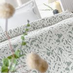 Κουβέρτα Blossom Verde