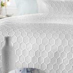 Σετ 3τμχ Κουβερλί Hive White 250x240