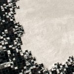 Χαλί Pixels Black White