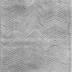 Σετ 3τμχ. Χαλάκια Κρεβατοκάμαρας Zebra Carbon