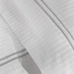 Ζεύγος Μαξιλαροθήκες Nice White L.Silver Oxford