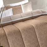 Παπλωματοθήκη Beverly Almond Suede