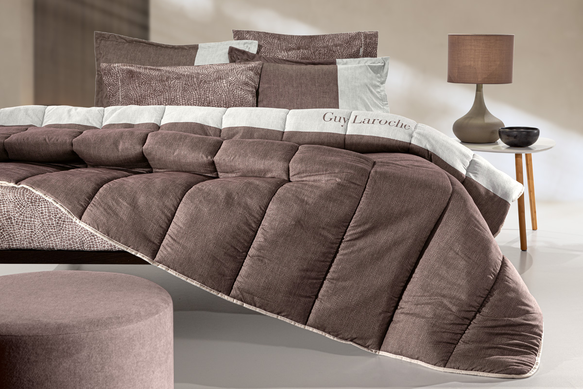 Παπλωματοθήκη Safari Choco Suede