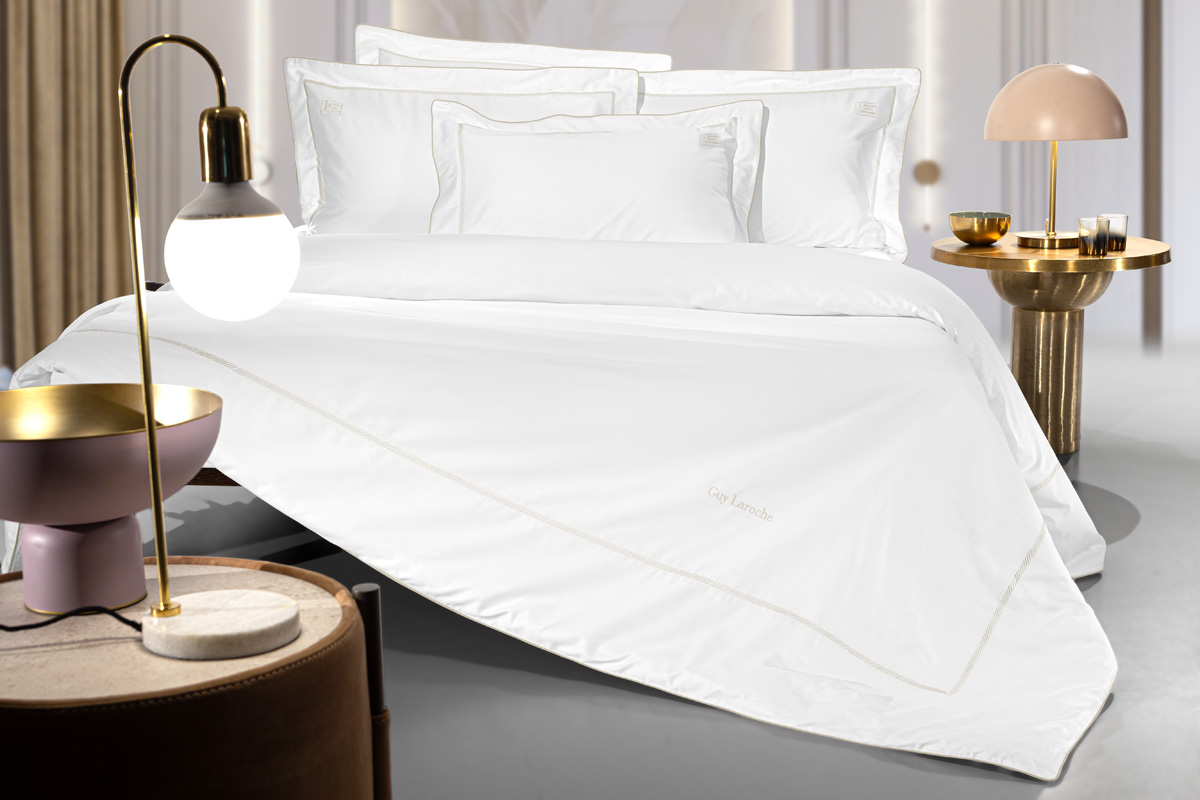 Σετ 4τμχ. Σεντόνια Elite White/Beige