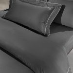 Σετ 3τμχ Παπλωματοθήκη Elite Anthracite/Silver