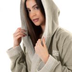 Μπουρνούζι Monogram Khaki-Beige