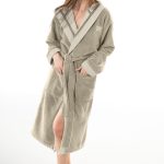 Μπουρνούζι Monogram Khaki-Beige