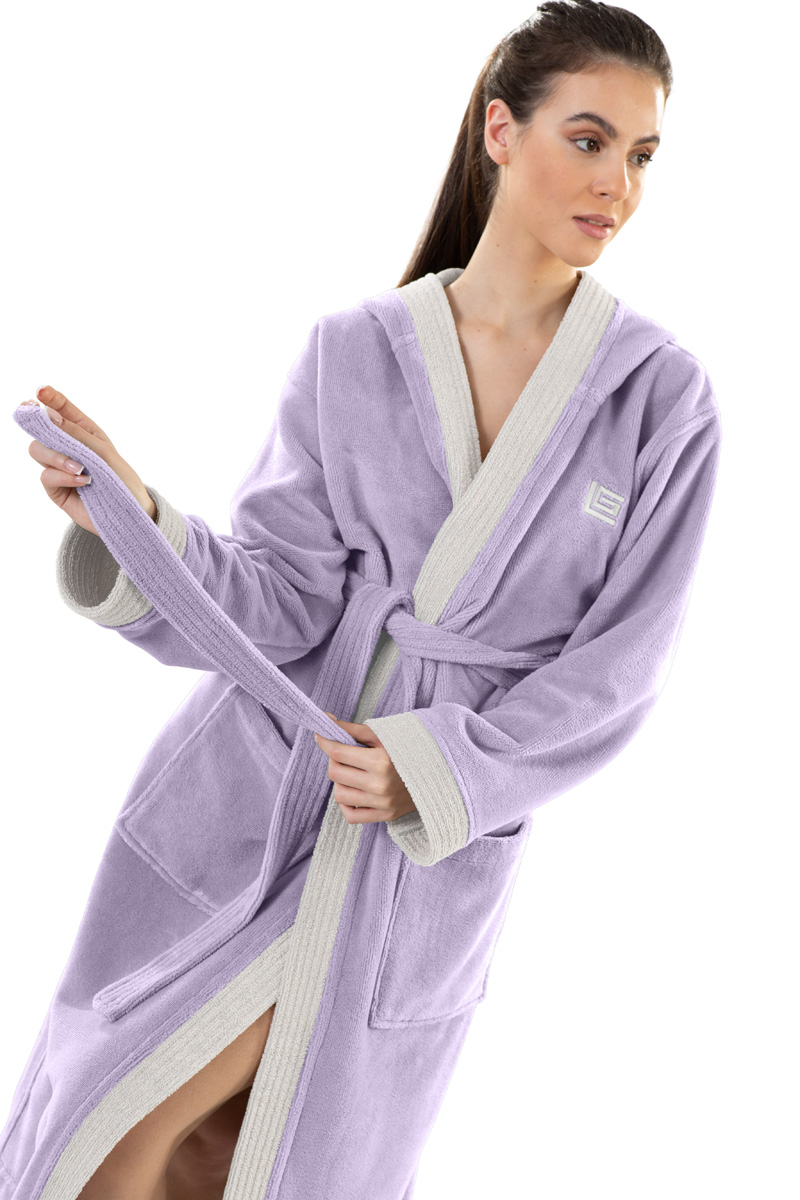 Μπουρνούζι Monogram Lavender