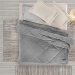 Σετ 3τμχ. Χαλάκια Κρεβατοκάμαρας Swing Carbon
