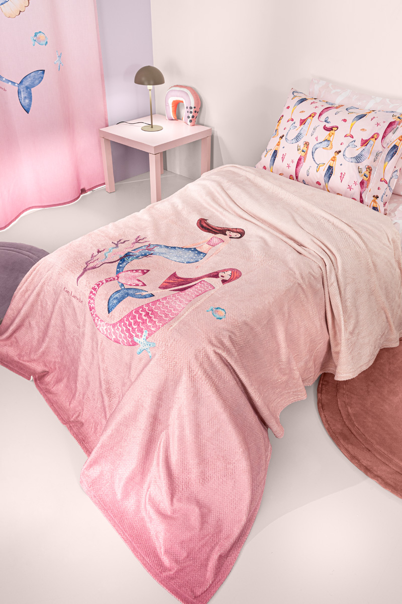 Κουβέρτα Ultra soft Merida Pink