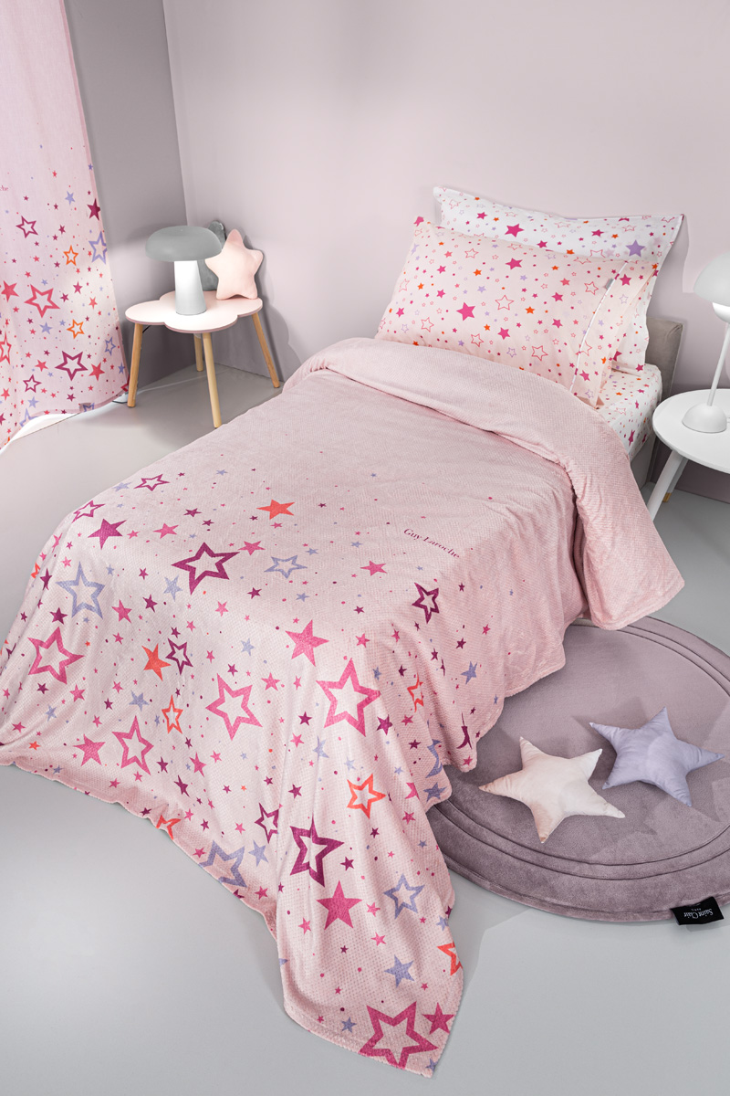 Κουβέρτα Ultra soft Starland Pink
