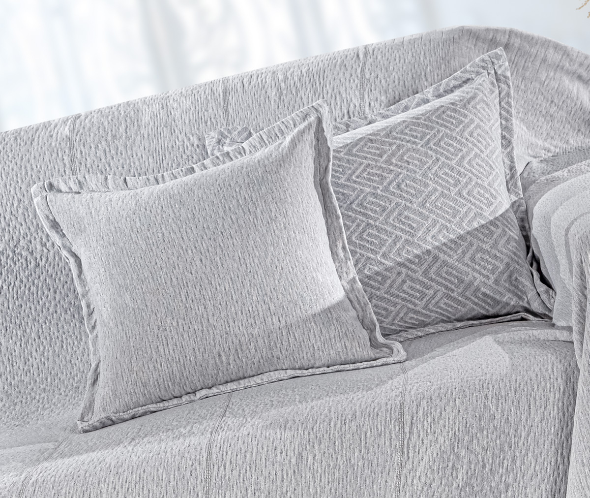 Διακοσμητικό Μαξιλάρι Soho Silver (Χωρίς Γέμιση)