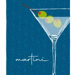 Πετσέτα Θαλάσσης Printed Martini