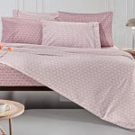 Σετ 4τμχ Σεντόνια Sandy Old Pink με Λάστιχο