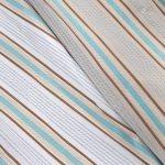 Σετ 4τμχ Σεντόνια Pinstripe Natural με Λάστιχο