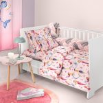 Σετ 3τμχ Βρεφικά Σεντόνια Merida Pink