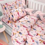 Σετ 3τμχ Βρεφικά Σεντόνια Merida Pink