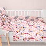 Σετ 3τμχ Βρεφικά Σεντόνια Merida Pink