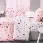 Σετ 3τμχ Παιδικά Σεντόνια Starland Pink με Λάστιχο