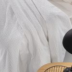 Κουβέρτα Luna White