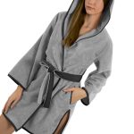 Μπουρνούζι New Comfy Smoke (Με Κουκούλα)