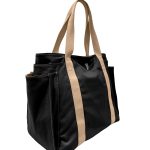 Τσάντα Ώμου Cabo Black/Natural