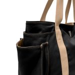 Τσάντα Ώμου Cabo Black/Natural