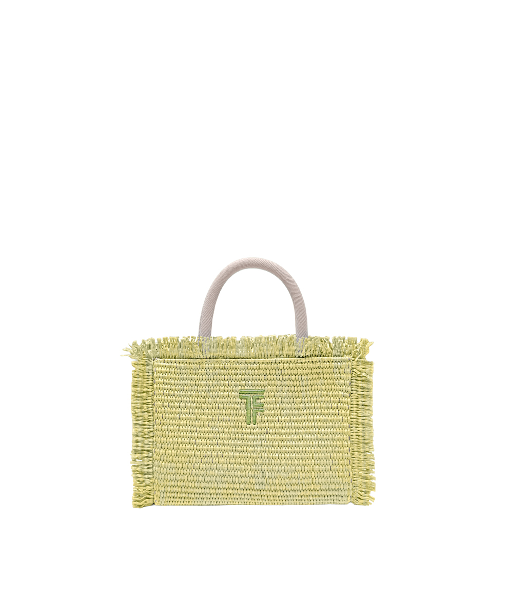 Τσάντα Χειρός Mini Tropical Dusty Yellow