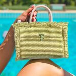 Τσάντα Χειρός Mini Tropical Dusty Yellow