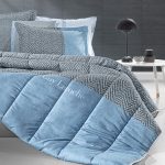 Παπλωματοθήκη Sia Azul Suede